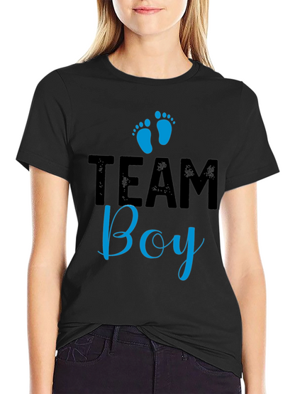 Team Boy Graphic T-Shirt - Baby Shower Gender Reveal