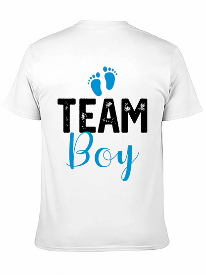 Team Boy Graphic T-Shirt - Baby Shower Gender Reveal