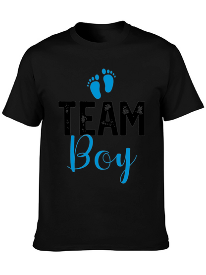 Team Boy Graphic T-Shirt - Baby Shower Gender Reveal