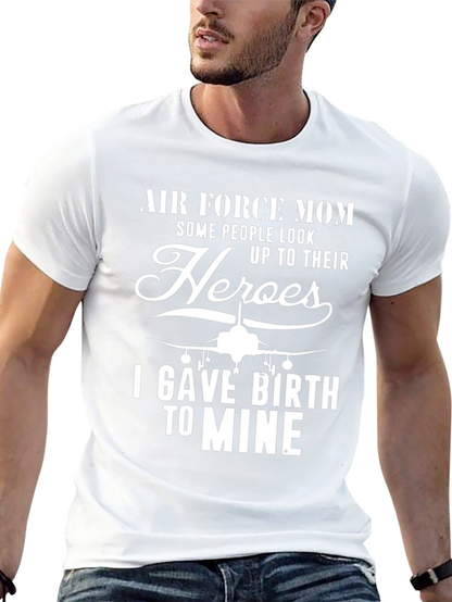 Air Force Mom T-Shirt - Heros Mother