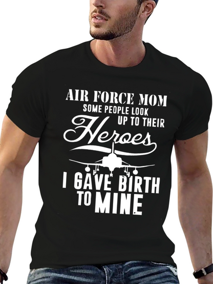 Air Force Mom T-Shirt - Heros Mother