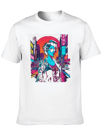 Cyberpunk Woman Graphic T-Shirt