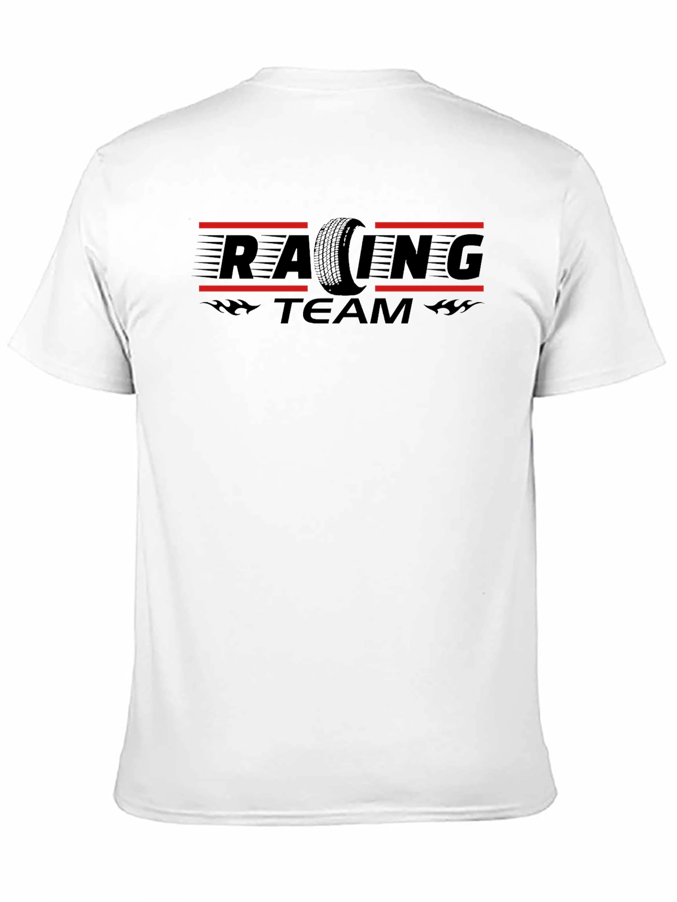 Racing Team Black Graphic T-Shirt