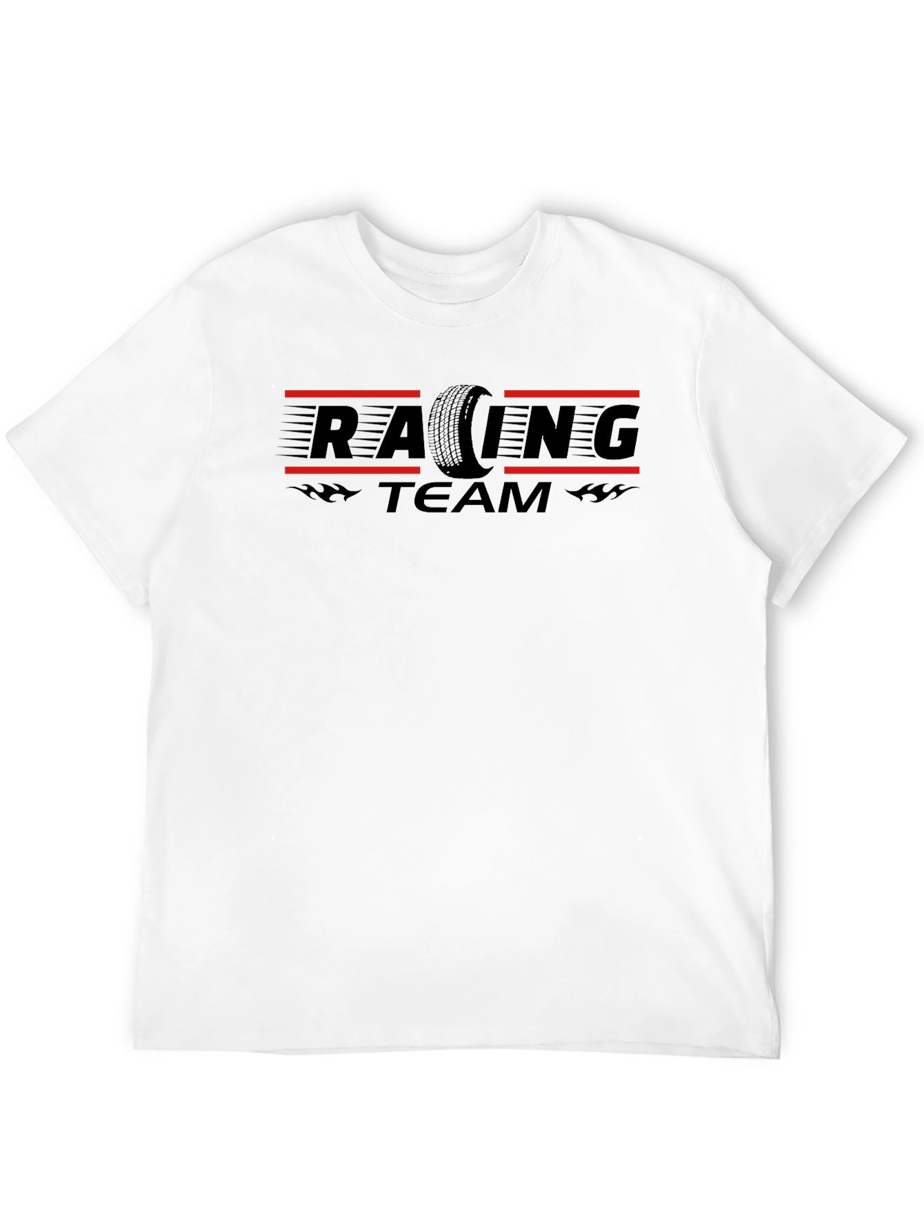 Racing Team Black Graphic T-Shirt