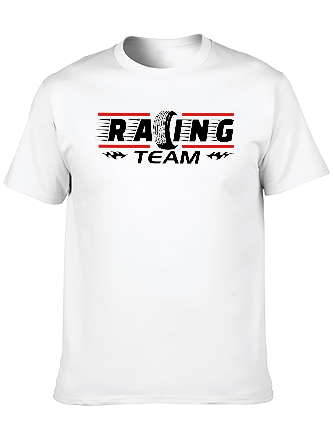 Racing Team Black Graphic T-Shirt