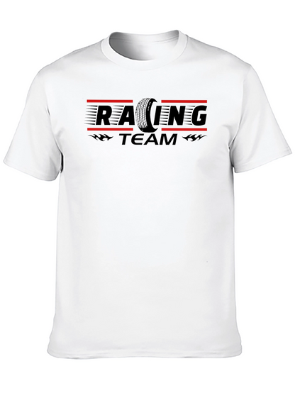 Racing Team Black Graphic T-Shirt