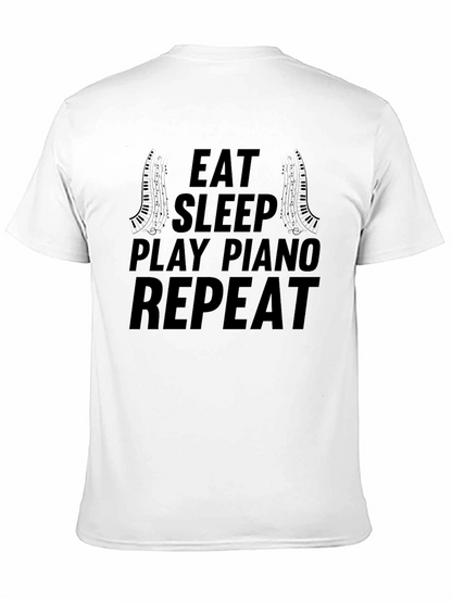 Eat Sleep Play Piano Repeat T-Shirt