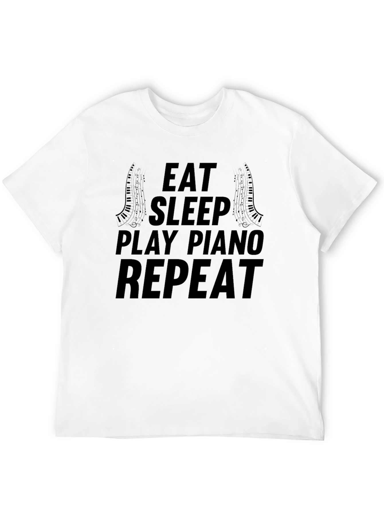Eat Sleep Play Piano Repeat T-Shirt