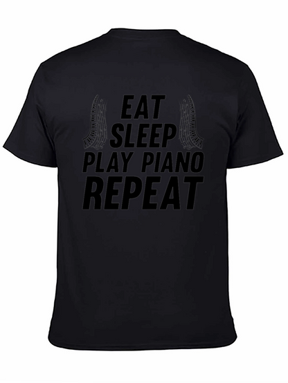 Eat Sleep Play Piano Repeat T-Shirt