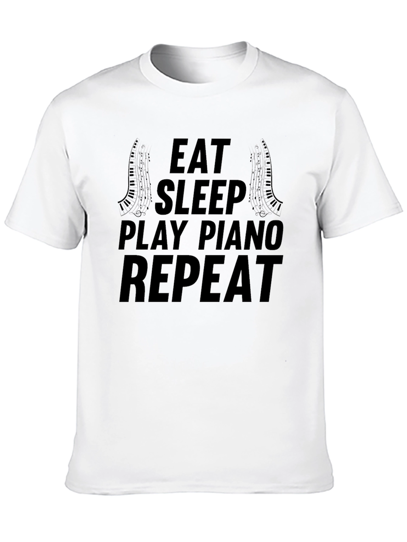 Eat Sleep Play Piano Repeat T-Shirt