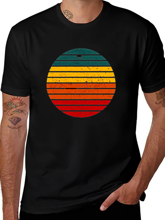 Retro Sunset T-Shirt - Vintage Style Graphic Tee