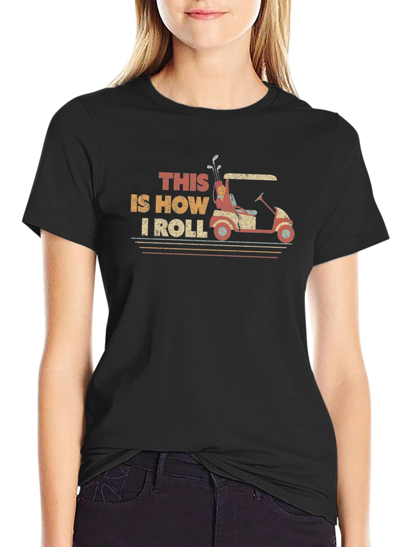 This is How I Roll - Golf T-Shirt
