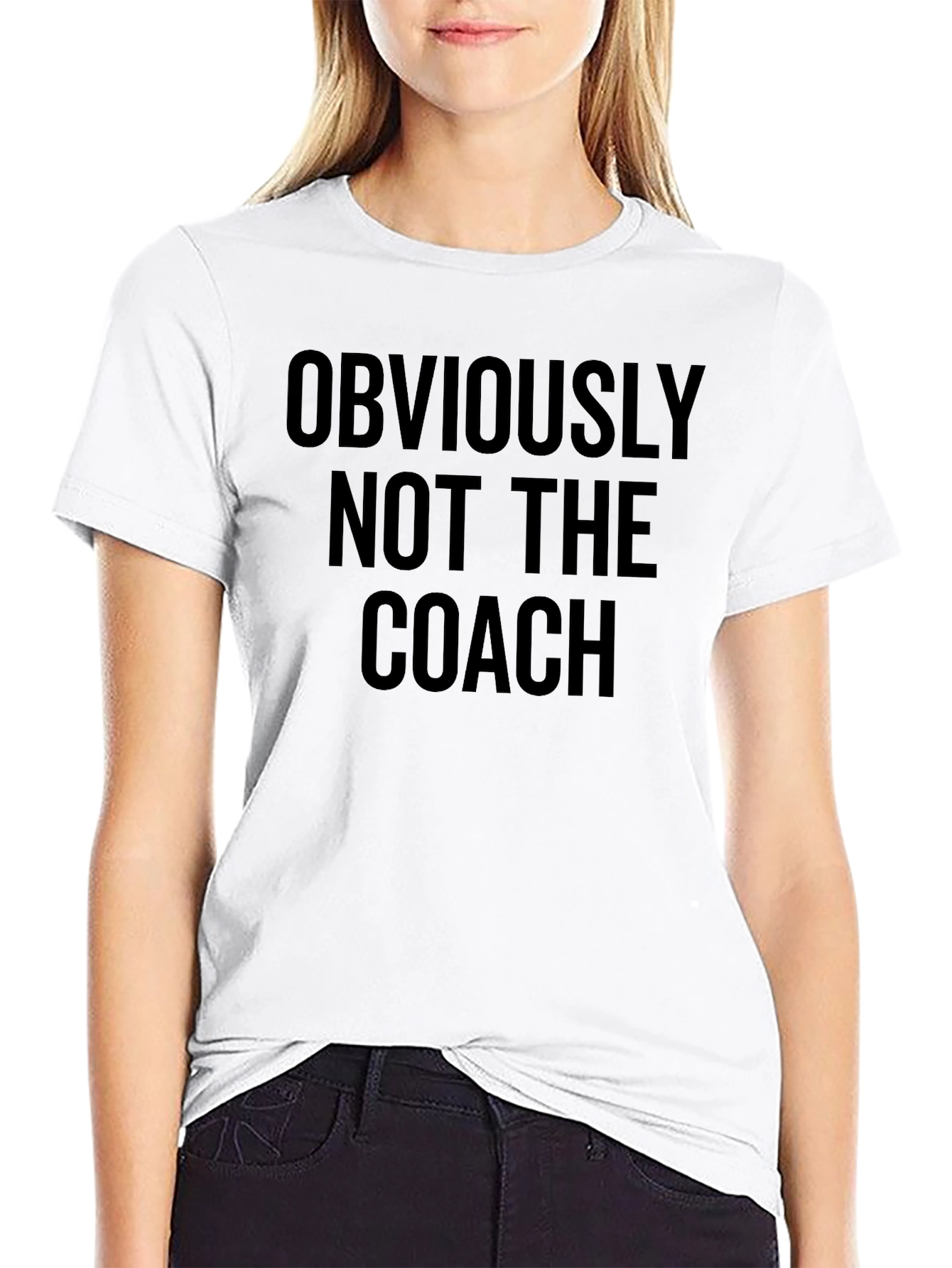 Obviously Not The Coach T-Shirt - Funny Slogan Tee