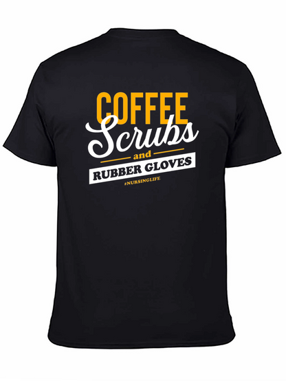 Coffee Scrubs Rubber Gloves Graphic Tee