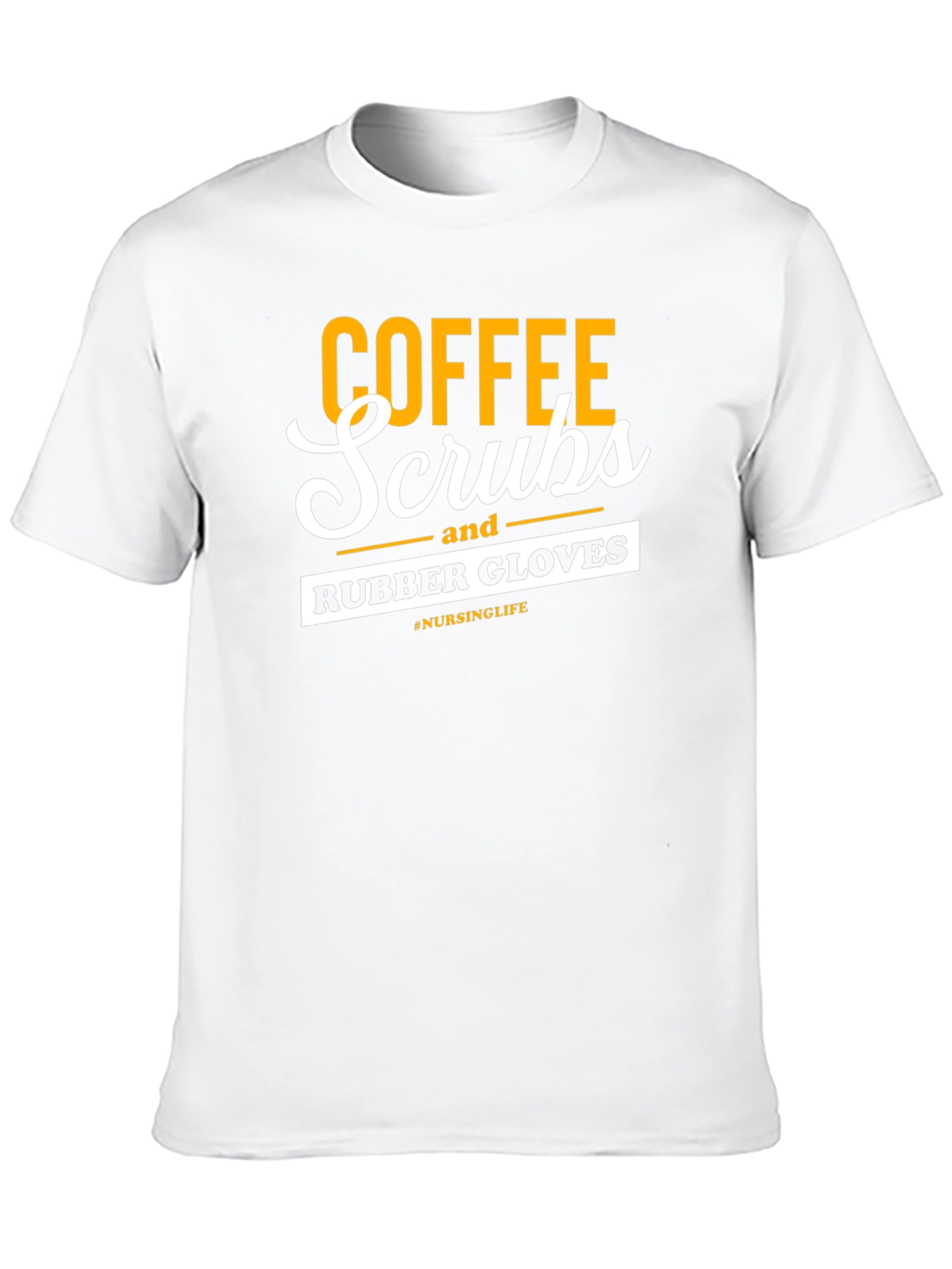 Coffee Scrubs Rubber Gloves Graphic Tee