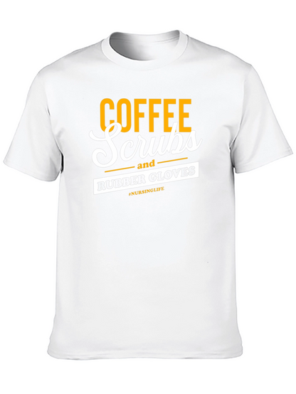 Coffee Scrubs Rubber Gloves Graphic Tee