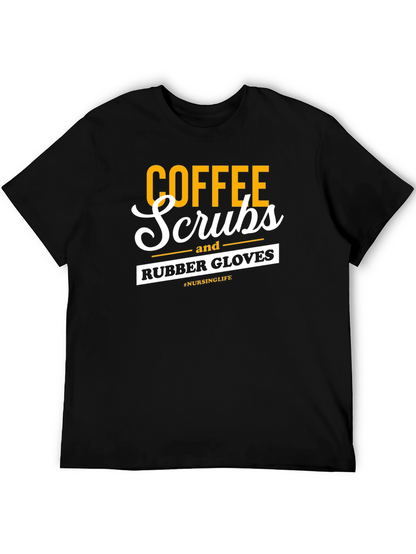 Coffee Scrubs Rubber Gloves Graphic Tee