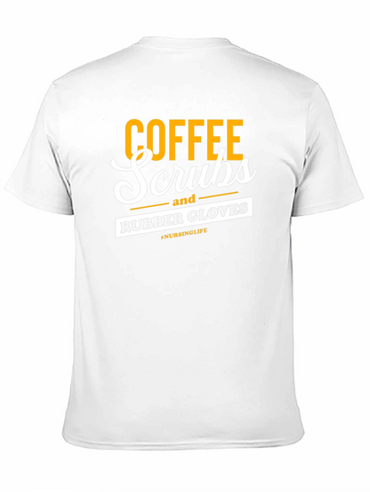 Coffee Scrubs Rubber Gloves Graphic Tee