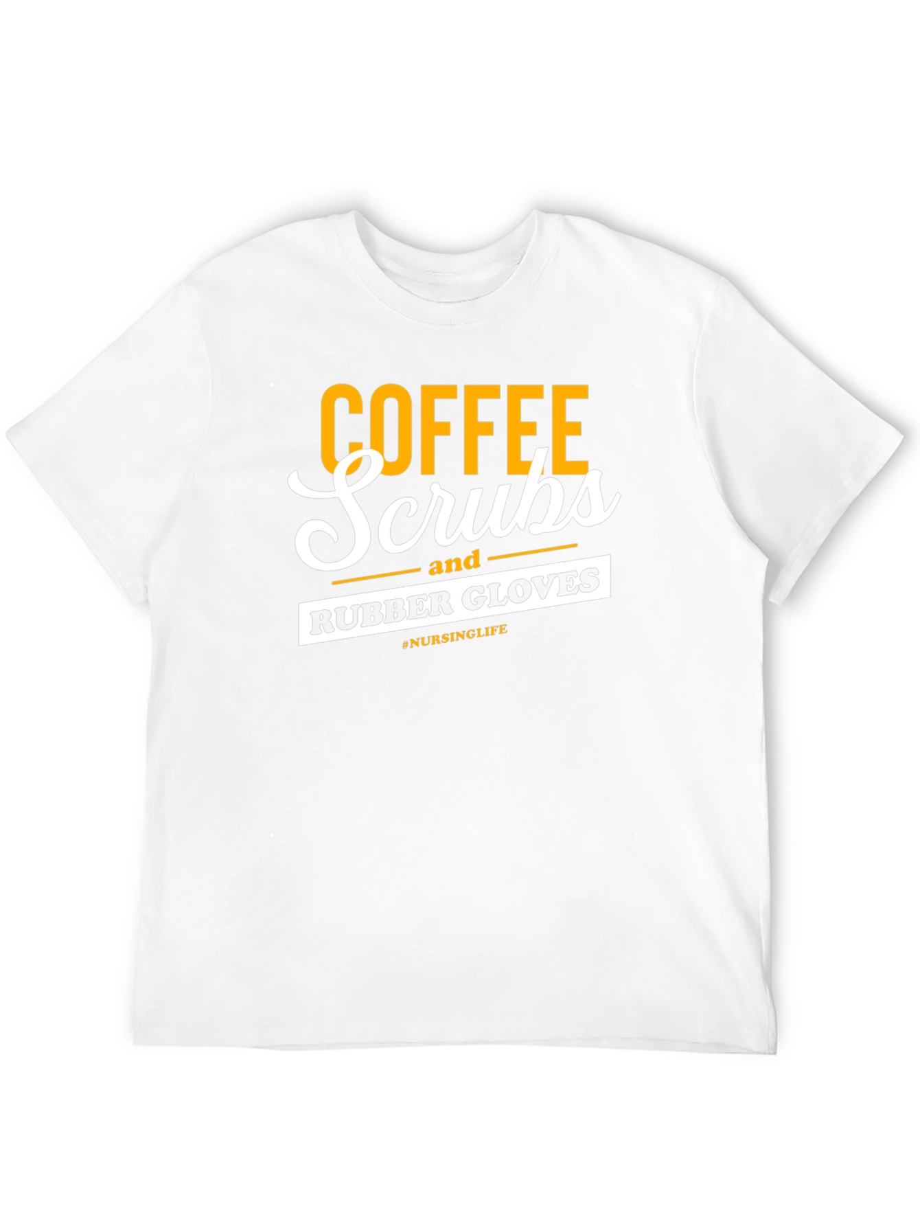 Coffee Scrubs Rubber Gloves Graphic Tee