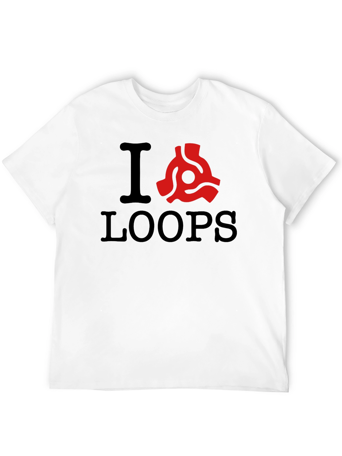 I Heart Loops T-Shirt - Classic Music Lover Tee