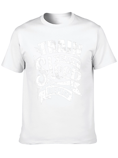 Train Eat Sleep Repeat Graphic T-Shirt