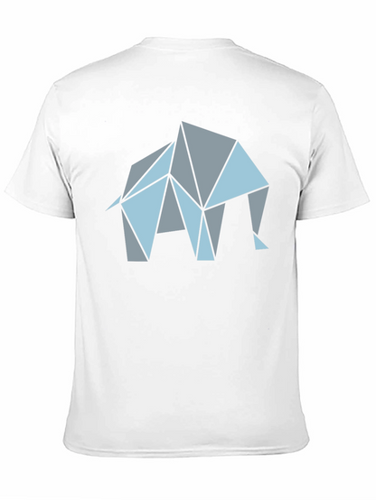 Geometric Elephant Graphic T-Shirt