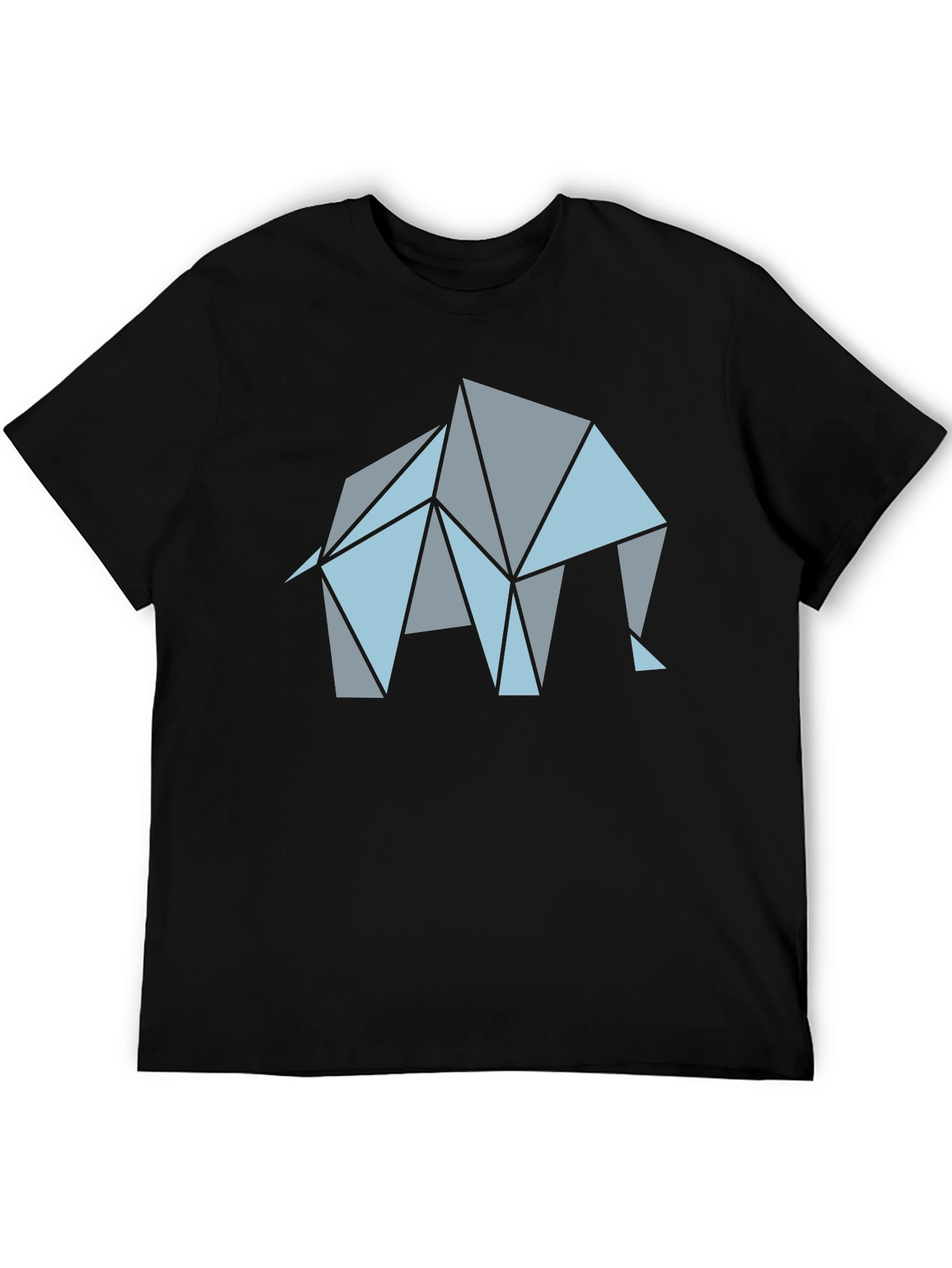 Geometric Elephant Graphic T-Shirt