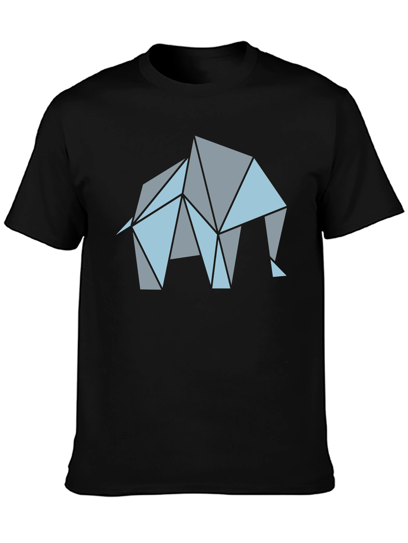 Geometric Elephant Graphic T-Shirt