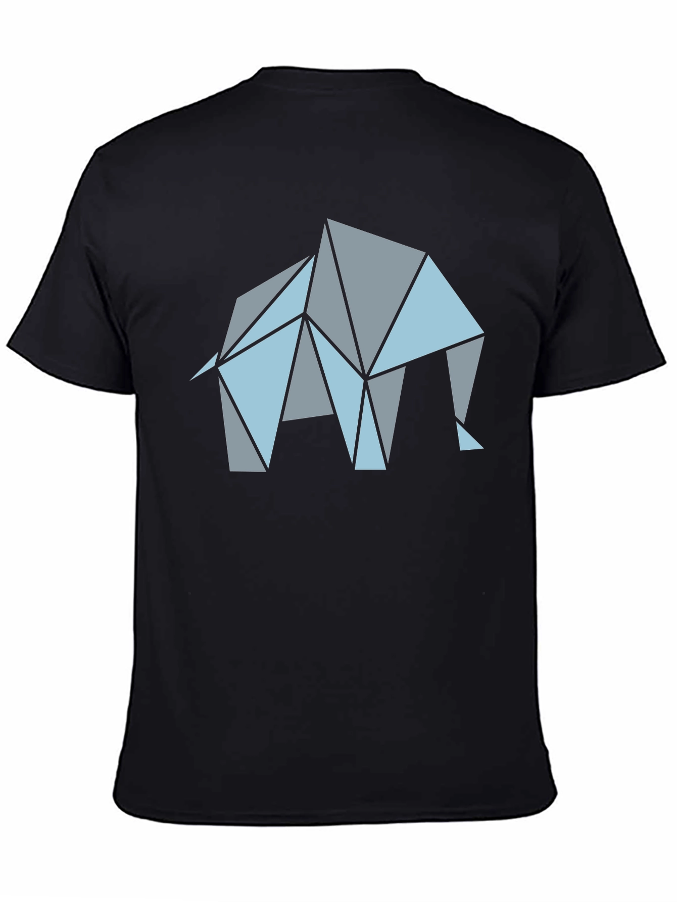 Geometric Elephant Graphic T-Shirt