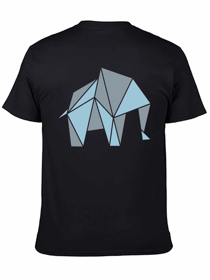 Geometric Elephant Graphic T-Shirt