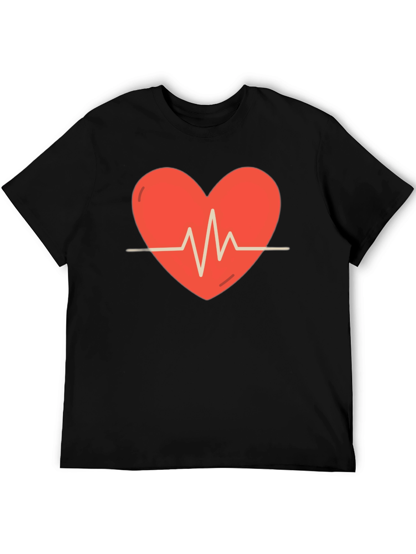 Heartbeat Graphic Tee - Stylish Comfort