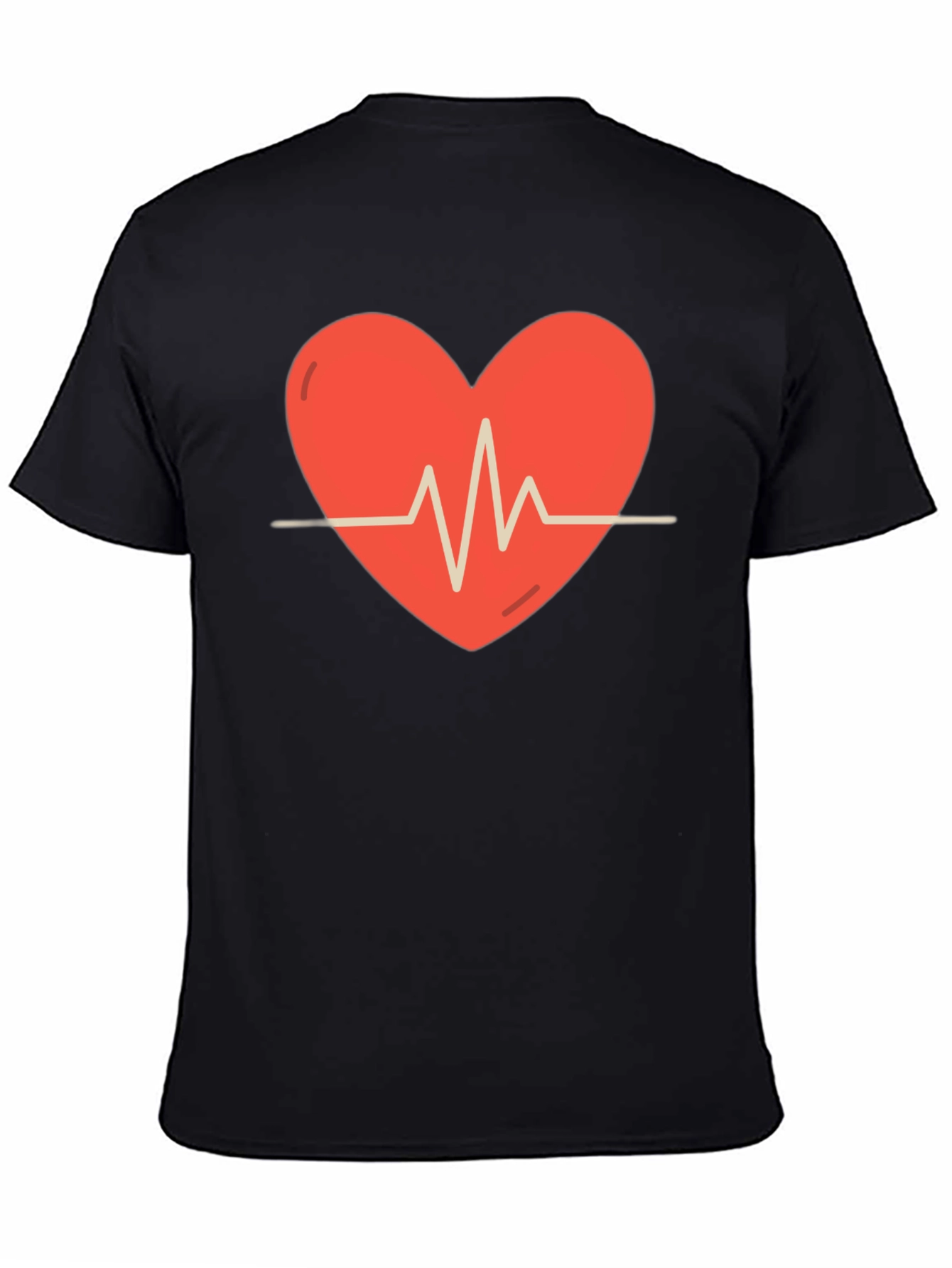 Heartbeat Graphic Tee - Stylish Comfort
