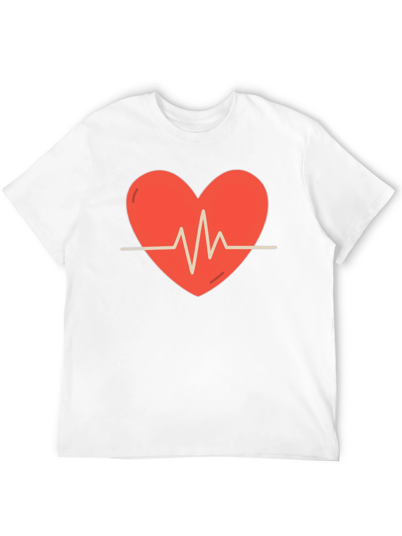 Heartbeat Graphic Tee - Stylish Comfort