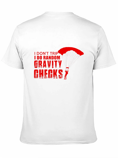 Gravity Checks Skydiver T-Shirt - Funny Skydiving Tee