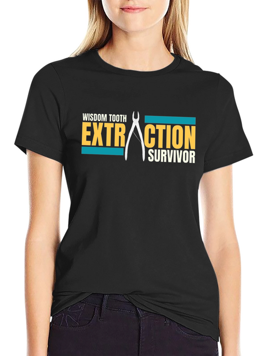 Wisdom Tooth Extraction Survivor Graphic T-Shirt