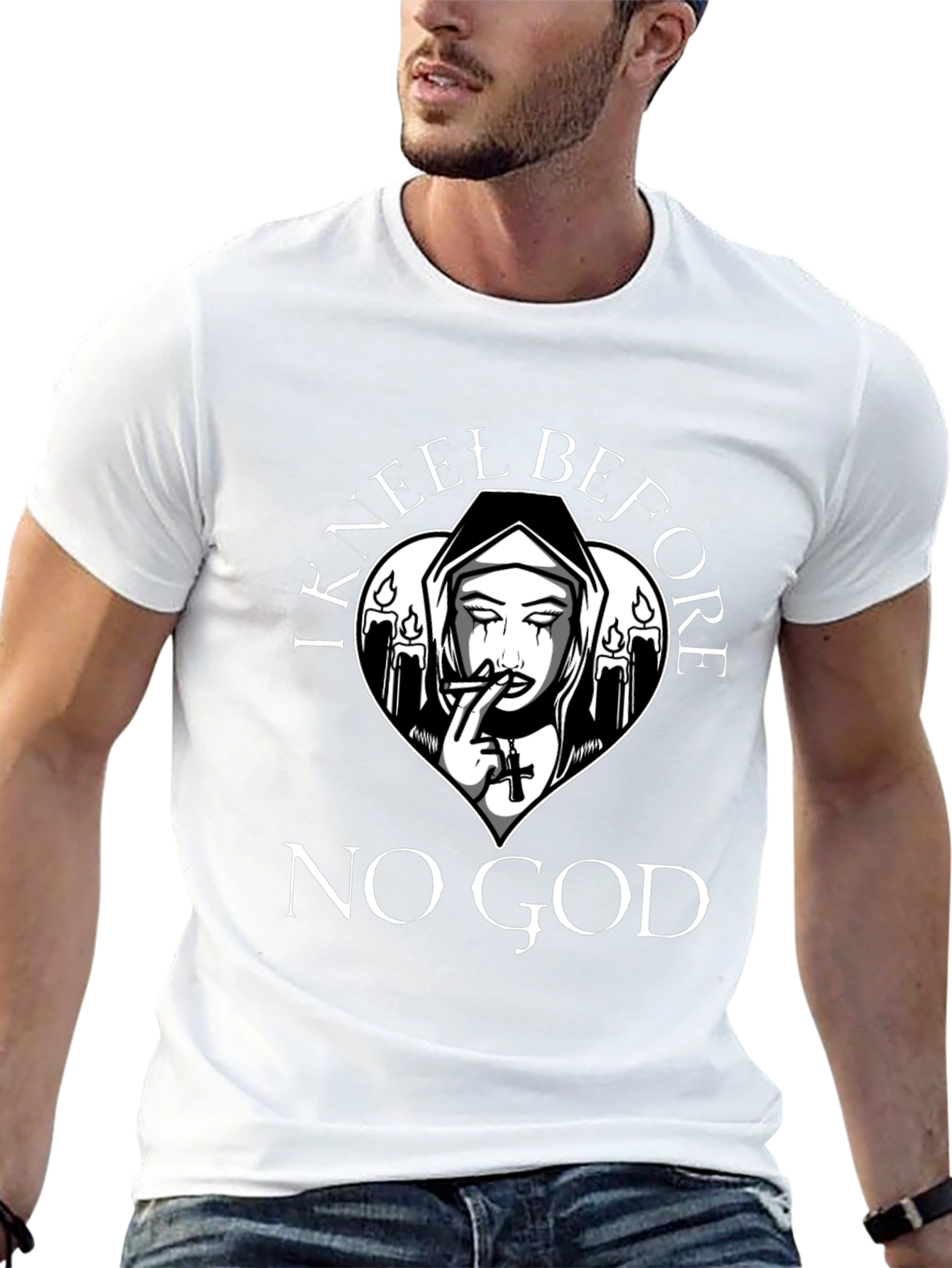 I Kneel Before No God T-Shirt