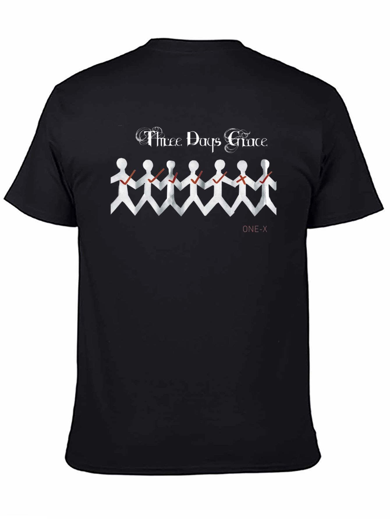 Three Days Grace One-X Black T-Shirt