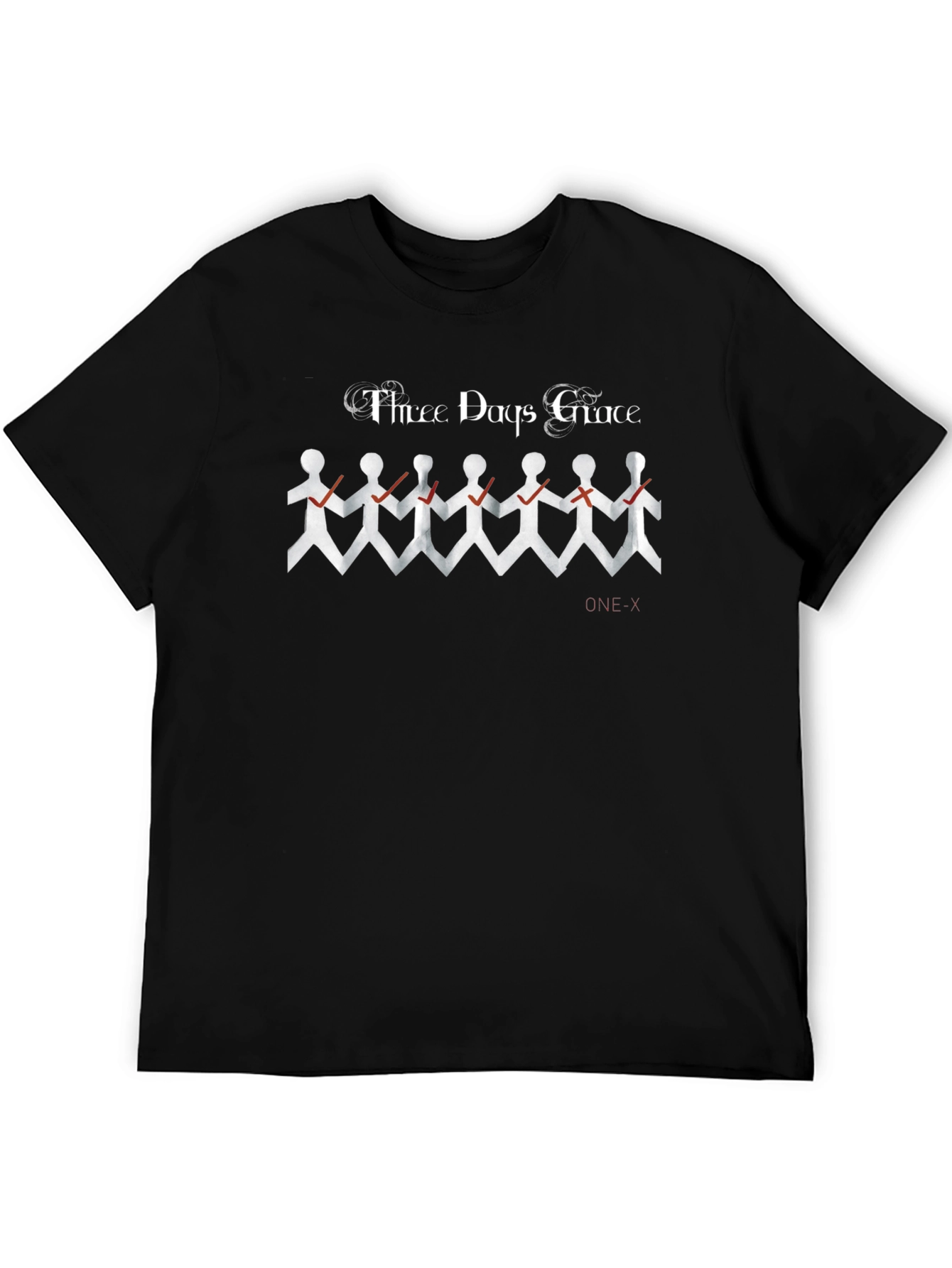 Three Days Grace One-X Black T-Shirt