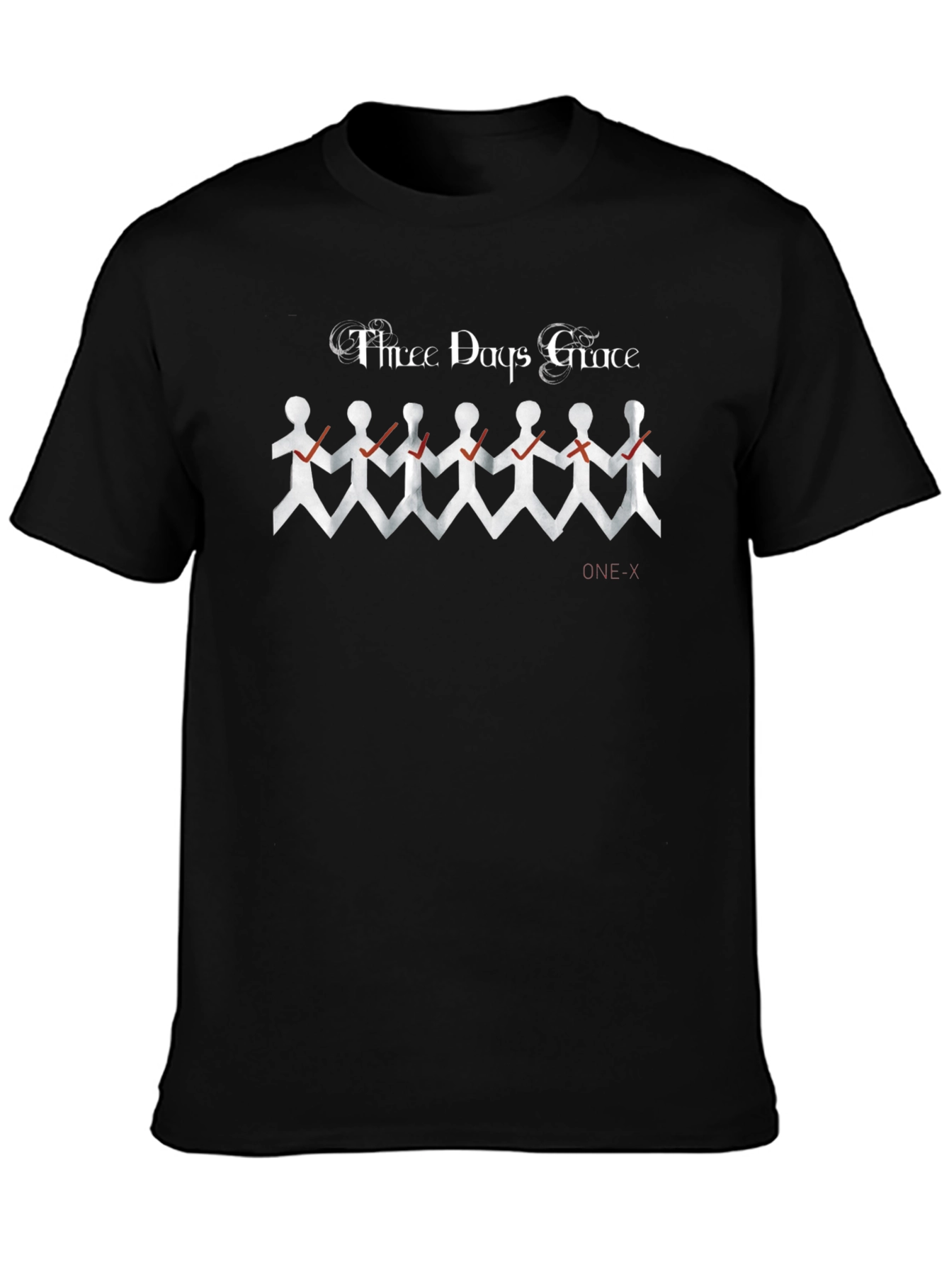 Three Days Grace One-X Black T-Shirt