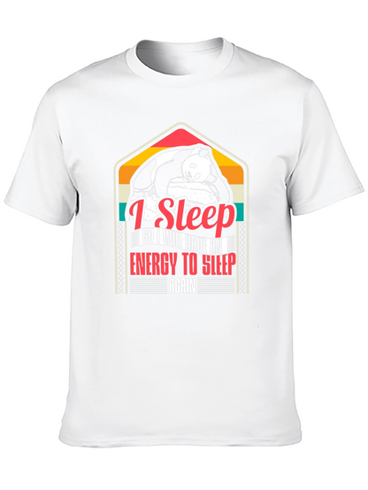I Sleep Panda Graphic Tee - Black