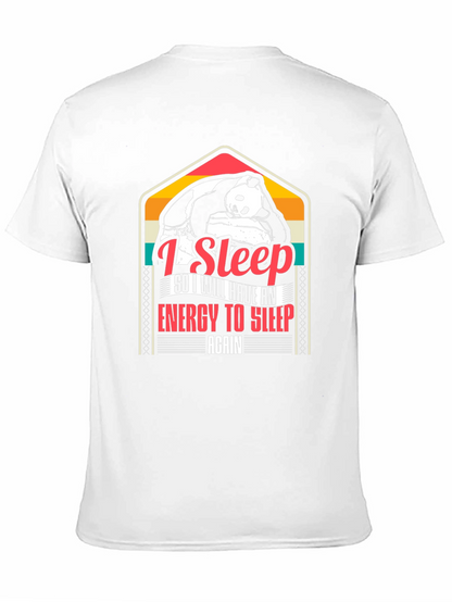 I Sleep Panda Graphic Tee - Black