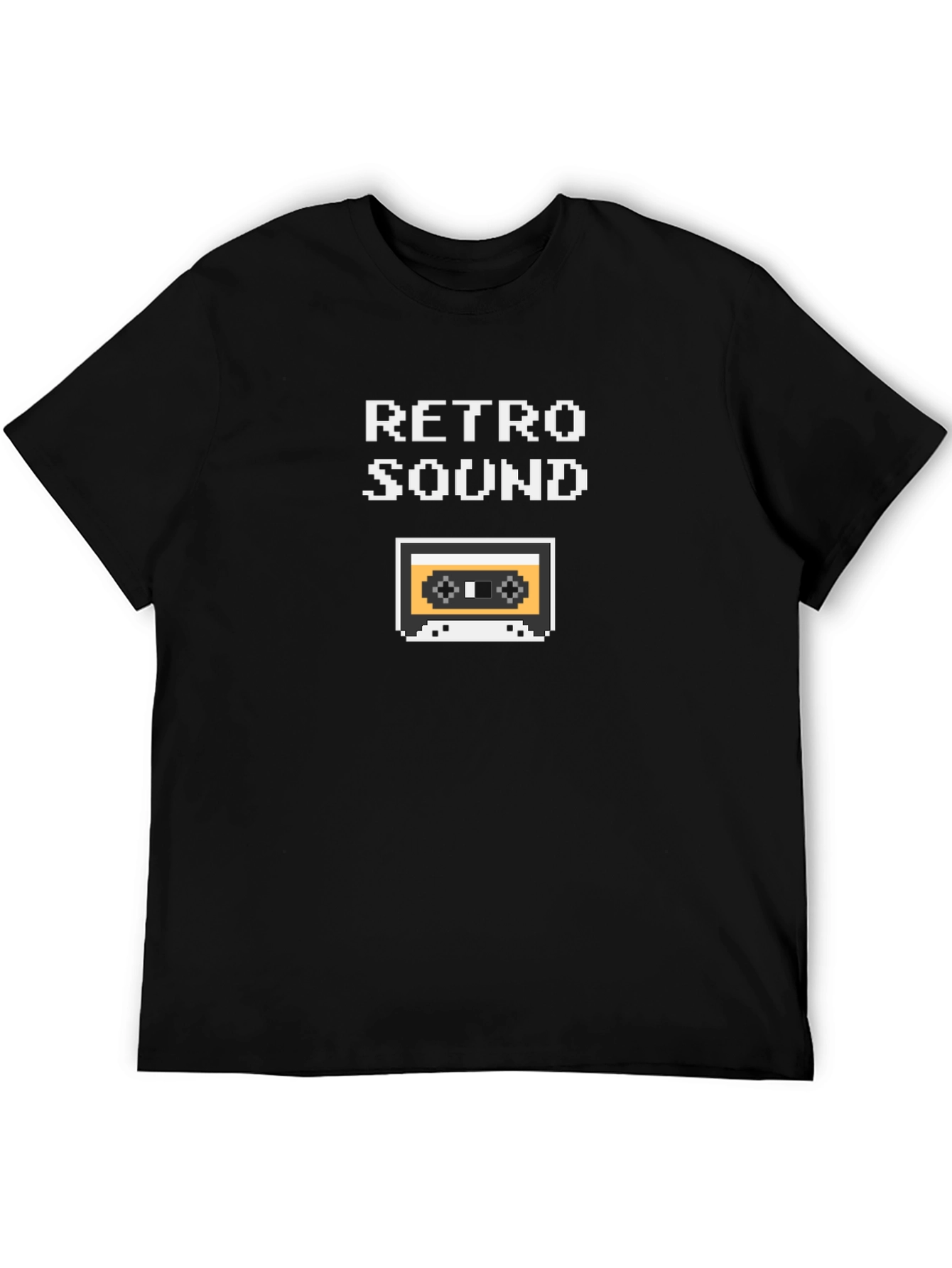 Retro Sound Pixel Art Graphic T-Shirt