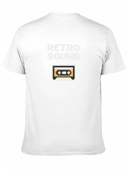 Retro Sound Pixel Art Graphic T-Shirt
