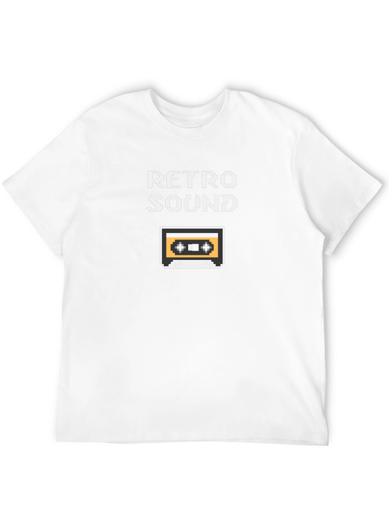Retro Sound Pixel Art Graphic T-Shirt