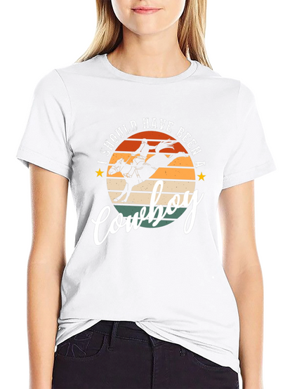 I Should Have Been A Cowboy Graphic Tee