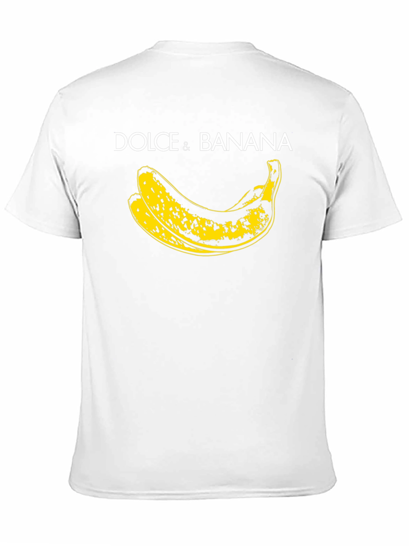 Dolce & Banana T-Shirt - Graphic Print Black Tee