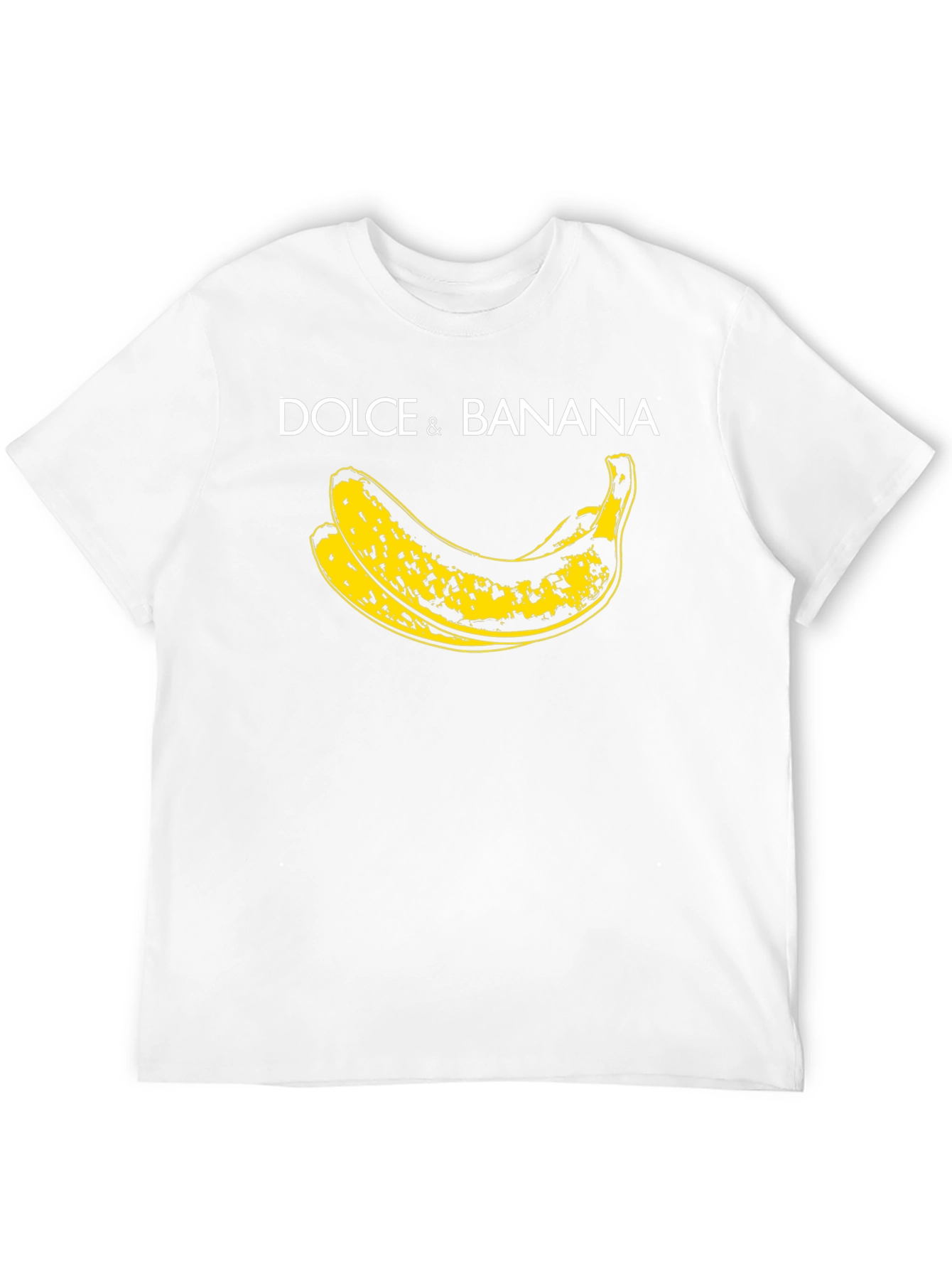 Dolce & Banana T-Shirt - Graphic Print Black Tee