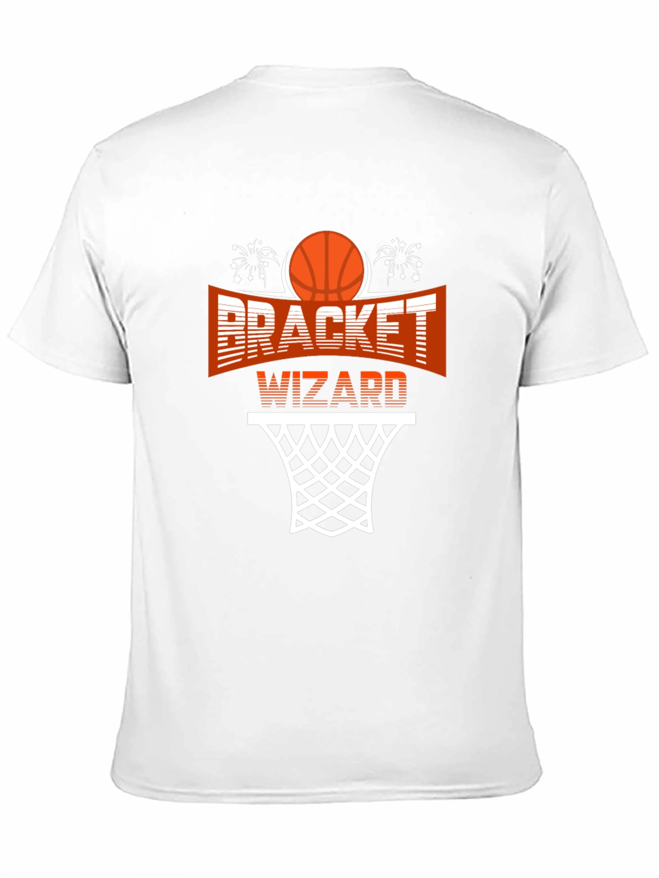 Bracket Wizard Graphic T-Shirt - Basketball Fan Apparel