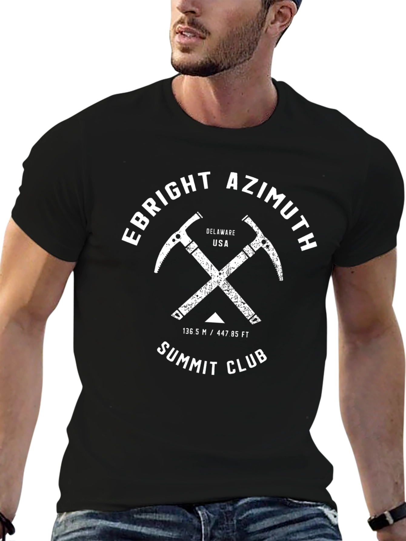 Ebright Azimuth Summit Club Black T-Shirt