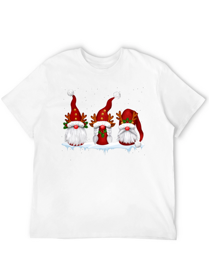 Festive Gnome Christmas Graphic Tee